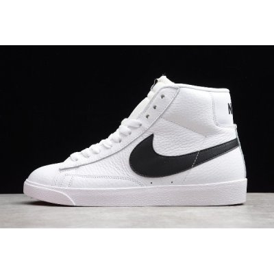 Nike Blazer Mid Retro Beyaz / Siyah Kaykay Ayakkabı Türkiye - NU4TSH21